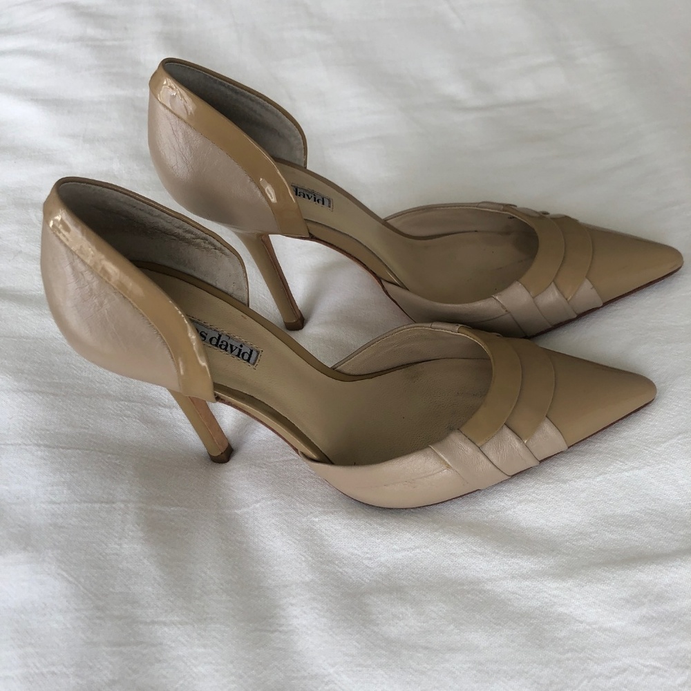Nude Patent Charles David Pumps - 7